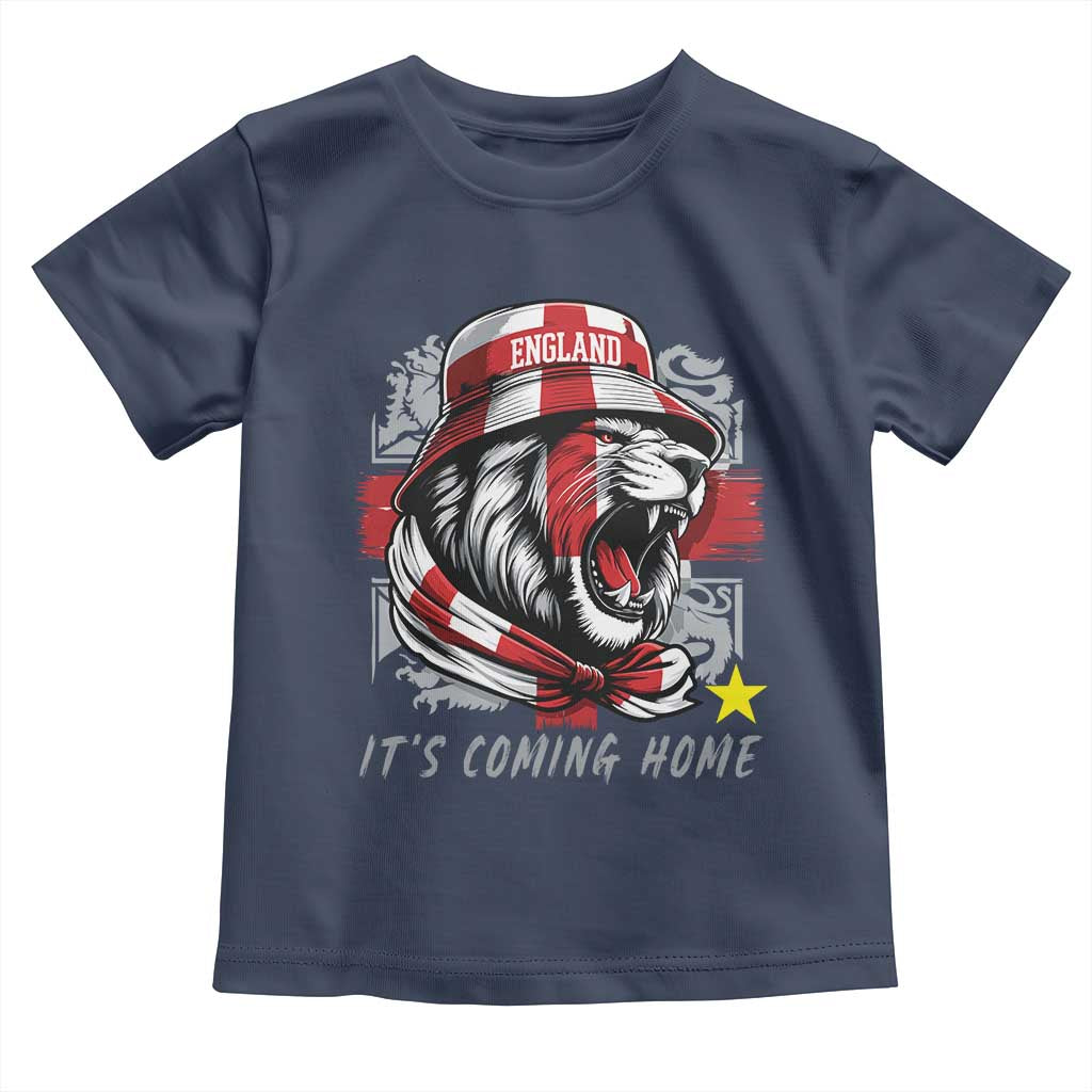 Roaring Lions England Football Pride Toddler T Shirt Retro Patriotic Soccer British Football Fans