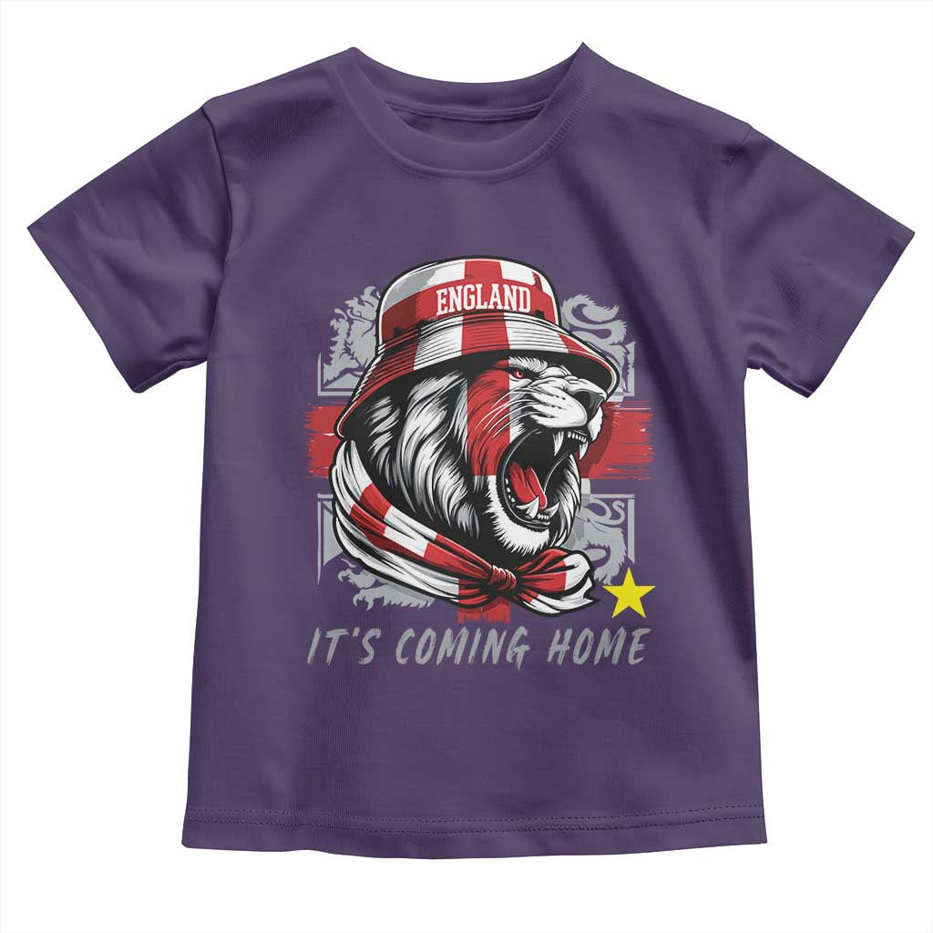 Roaring Lions England Football Pride Toddler T Shirt Retro Patriotic Soccer British Football Fans