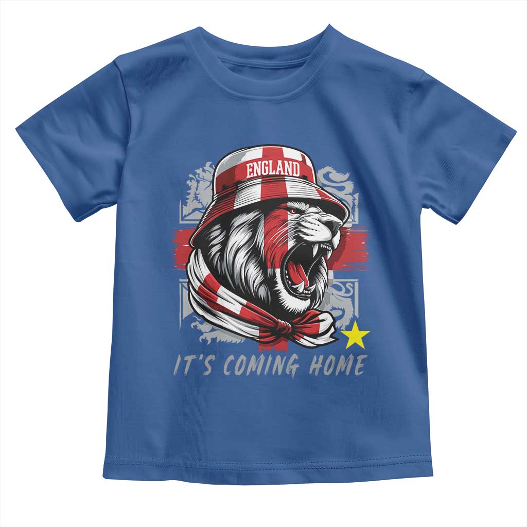 Roaring Lions England Football Pride Toddler T Shirt Retro Patriotic Soccer British Football Fans