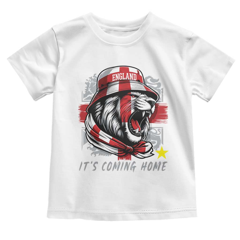 Roaring Lions England Football Pride Toddler T Shirt Retro Patriotic Soccer British Football Fans