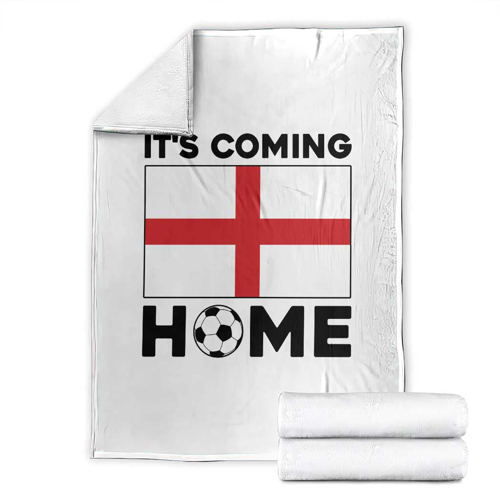 It is Coming Home England Football Flag Throw Blanket Patriotic Soccer Fans St Georges Cross Heritage Pride TS02 White Print Your Wear