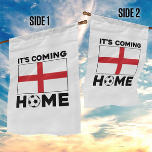 It is Coming Home England Football Flag Garden Flag Patriotic Soccer Fans St Georges Cross Heritage Pride
