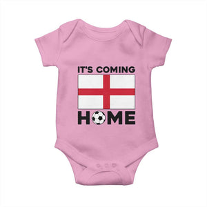It is Coming Home England Football Flag Baby Onesie Patriotic Soccer Fans St Georges Cross Heritage Pride