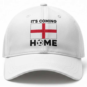 It is Coming Home England Football Flag Baseball Cap Patriotic Soccer Fans St Georges Cross Heritage Pride