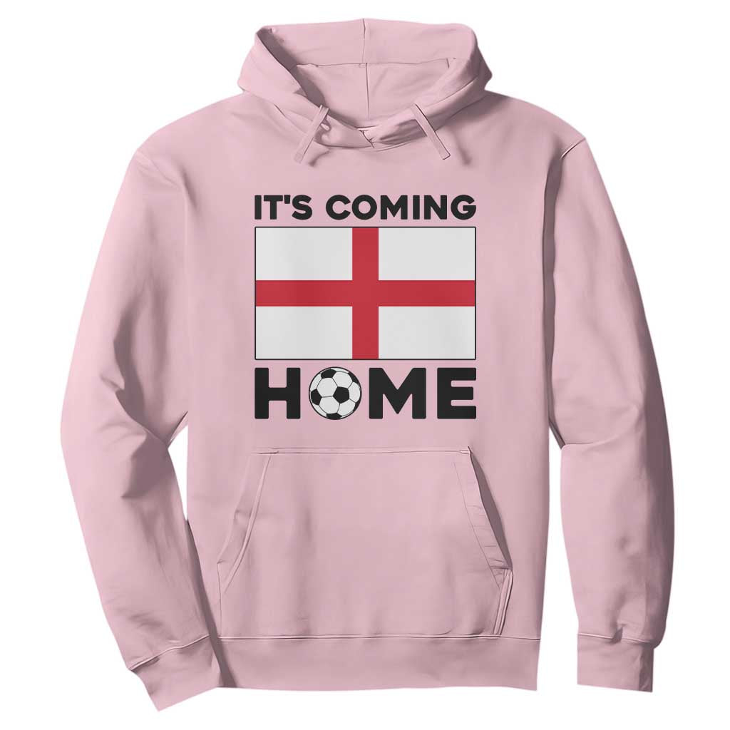 It is Coming Home England Football Flag Hoodie Patriotic Soccer Fans St Georges Cross Heritage Pride