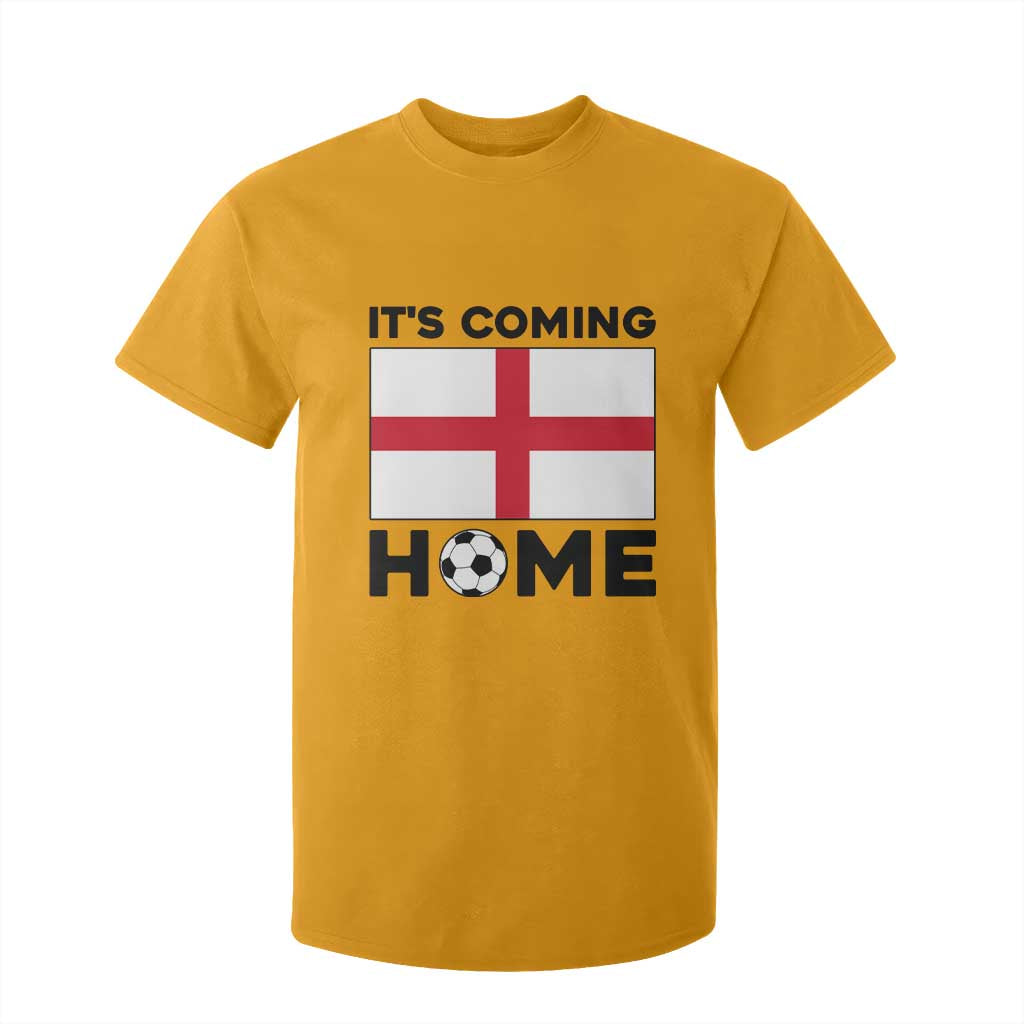 It is Coming Home England Football Flag T Shirt For Kid Patriotic Soccer Fans St Georges Cross Heritage Pride