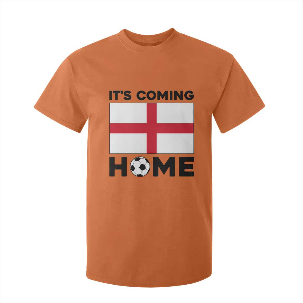 It is Coming Home England Football Flag T Shirt For Kid Patriotic Soccer Fans St Georges Cross Heritage Pride