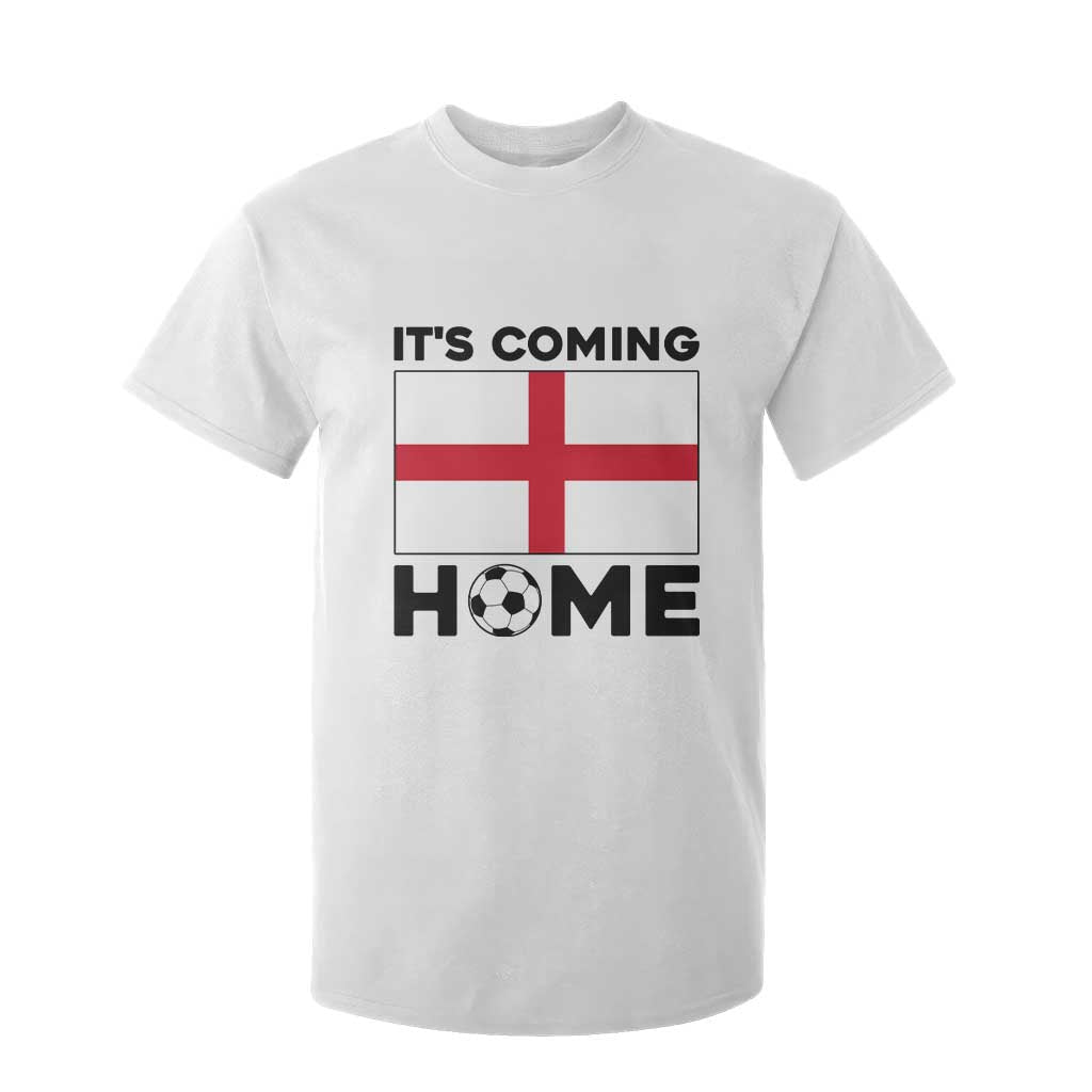It is Coming Home England Football Flag T Shirt For Kid Patriotic Soccer Fans St Georges Cross Heritage Pride