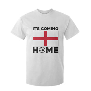 It is Coming Home England Football Flag T Shirt For Kid Patriotic Soccer Fans St Georges Cross Heritage Pride