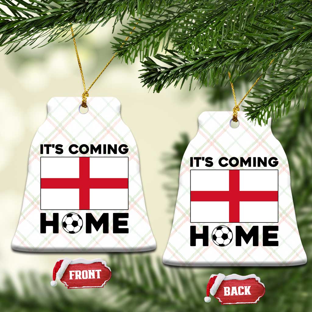 It is Coming Home England Football Flag Ceramic Ornament Patriotic Soccer Fans St Georges Cross Heritage Pride