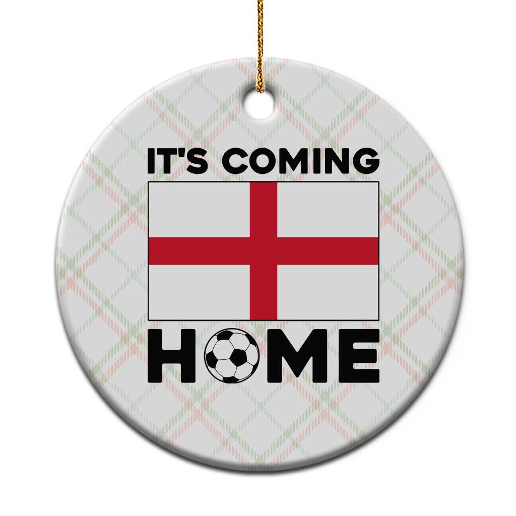 It is Coming Home England Football Flag Ceramic Ornament Patriotic Soccer Fans St Georges Cross Heritage Pride