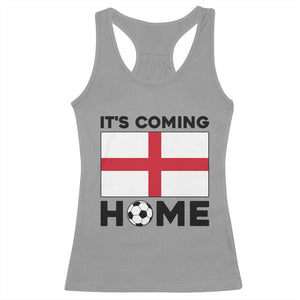 It is Coming Home England Football Flag Racerback Tank Top Patriotic Soccer Fans St Georges Cross Heritage Pride