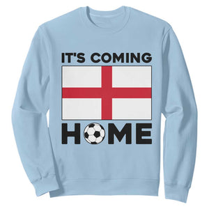 It is Coming Home England Football Flag Sweatshirt Patriotic Soccer Fans St Georges Cross Heritage Pride