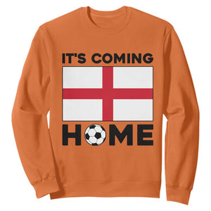 It is Coming Home England Football Flag Sweatshirt Patriotic Soccer Fans St Georges Cross Heritage Pride