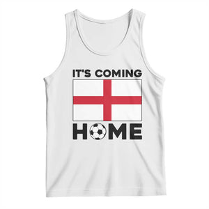 It is Coming Home England Football Flag Tank Top Patriotic Soccer Fans St Georges Cross Heritage Pride