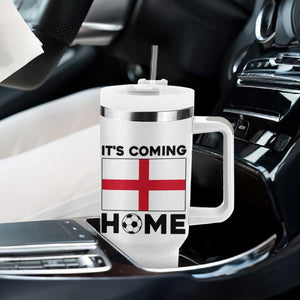 It is Coming Home England Football Flag Tumbler With Handle Patriotic Soccer Fans St Georges Cross Heritage Pride