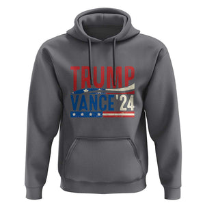 Trump Vance 2024 Hoodie 2024 President 45 47 Supporter Retro Vintage TS02 Charcoal Print Your Wear