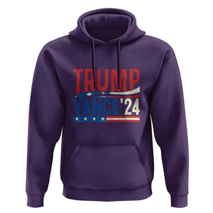 Trump Vance 2024 Hoodie 2024 President 45 47 Supporter Retro Vintage TS02 Purple Print Your Wear