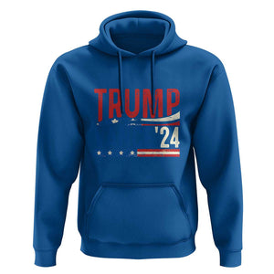 Trump Vance 2024 Hoodie 2024 President 45 47 Supporter Retro Vintage TS02 Royal Blue Print Your Wear