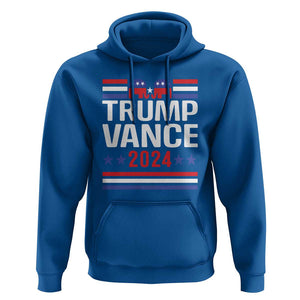 Trump Vance 2024 Hoodie 2024 President 45 47 Supporter Republican Elephant TS02 Royal Blue Print Your Wear