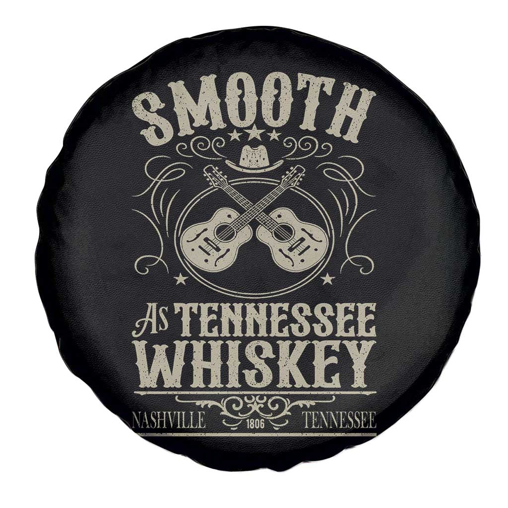 Smooth As Tennessee Whiskey Spare Tire Cover Country Music Guitar Drinking Addict TS02 Print Your Wear