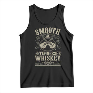 Smooth As Tennessee Whiskey Tank Top Country Music Guitar Drinking Addict TS02 Black Print Your Wear