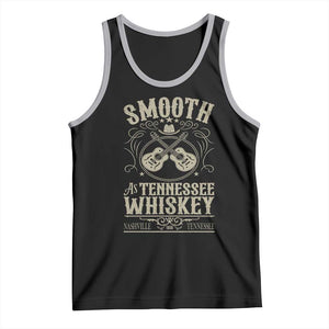 Smooth As Tennessee Whiskey Tank Top Country Music Guitar Drinking Addict TS02 Black Athletic Heather Print Your Wear