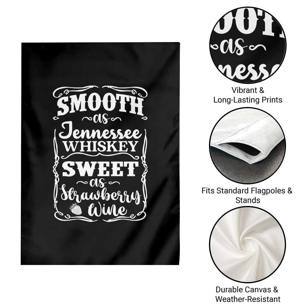 Smooth As Tennessee Whiskey Garden Flag Sweet As Strawberry Wine Country Love TS02 Print Your Wear