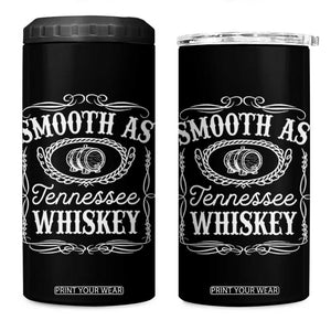 Smooth As Tennessee Whiskey Distillery Barrel Vintage 4 in 1 Can Cooler Tumbler TS02 One Size: 16 oz Black Print Your Wear