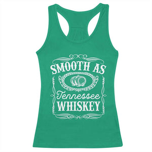 Smooth As Tennessee Whiskey Distillery Barrel Vintage Racerback Tank Top TS02 Irish Green Print Your Wear