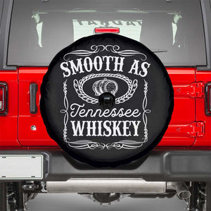 Smooth As Tennessee Whiskey Distillery Barrel Vintage Spare Tire Cover TS02 Black Print Your Wear
