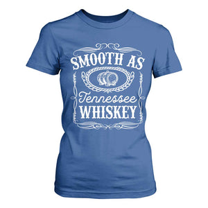 Smooth As Tennessee Whiskey Distillery Barrel Vintage T Shirt For Women TS02 Royal Blue Print Your Wear
