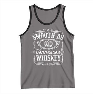 Smooth As Tennessee Whiskey Distillery Barrel Vintage Tank Top TS02 Deep Heather Black Print Your Wear