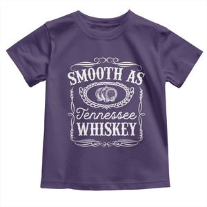 Smooth As Tennessee Whiskey Distillery Barrel Vintage Toddler T Shirt TS02 Purple Print Your Wear