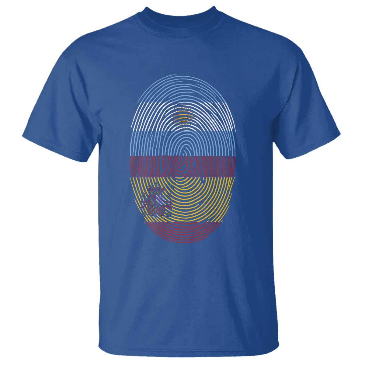 Argentina Spain Flag Fingerprint Graphic T Shirt Dual Heritage Spanish Argetine Pride Match Day