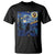 Starry Night Halloween Black Cat T Shirt Comma La I'm With Her Kamala 2024 TS02 Black Print Your Wear