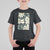 Harris Walz 2024 T Shirt For Kid Kamala Tim For Brighter Tomorrow Retro Groovy Flower TS02 Black Print Your Wear