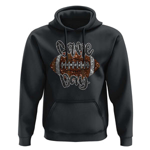 American Football Game Day Hoodie Rugby Season TS02 Black Print Your Wear