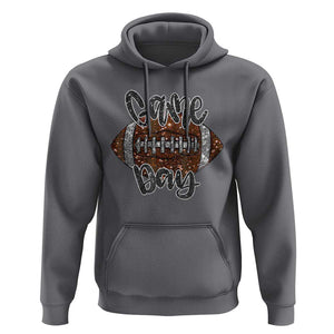 American Football Game Day Hoodie Rugby Season TS02 Charcoal Print Your Wear