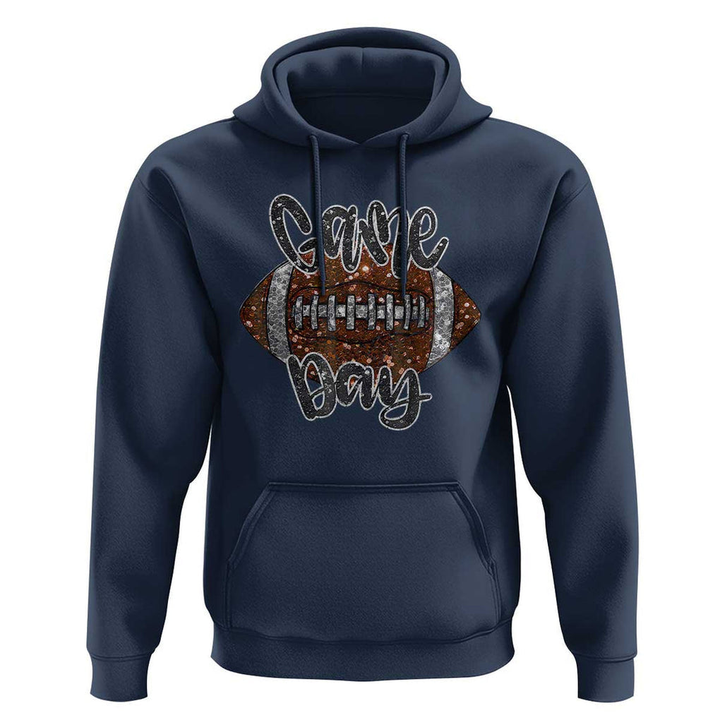 American Football Game Day Hoodie Rugby Season TS02 Navy Print Your Wear