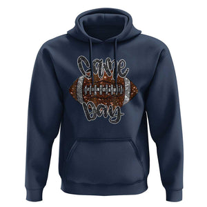 American Football Game Day Hoodie Rugby Season TS02 Navy Print Your Wear