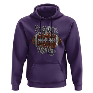 American Football Game Day Hoodie Rugby Season TS02 Purple Print Your Wear