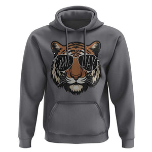 American Football Game Day Hoodie Touchdown Season Cool Tiger TS02 Charcoal Print Your Wear