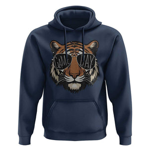 American Football Game Day Hoodie Touchdown Season Cool Tiger TS02 Navy Print Your Wear