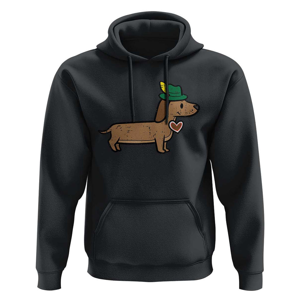 Oktoberfest Dachshund Hoodie Cute Sausage Dog German Munich TS02 Black Print Your Wear