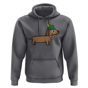 Oktoberfest Dachshund Hoodie Cute Sausage Dog German Munich TS02 Charcoal Print Your Wear