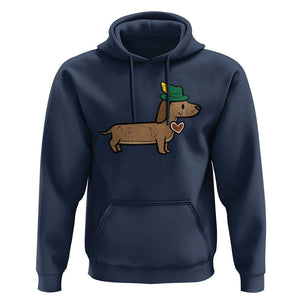 Oktoberfest Dachshund Hoodie Cute Sausage Dog German Munich TS02 Navy Print Your Wear