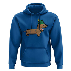 Oktoberfest Dachshund Hoodie Cute Sausage Dog German Munich TS02 Royal Blue Print Your Wear