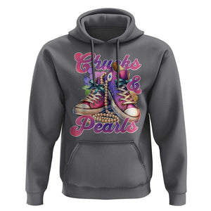 Kamala 2024 Hoodie Chuck And Pearls Harris I'm With Her TS02 Charcoal Print Your Wear