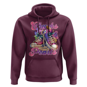Kamala 2024 Hoodie Chuck And Pearls Harris I'm With Her TS02 Maroon Print Your Wear